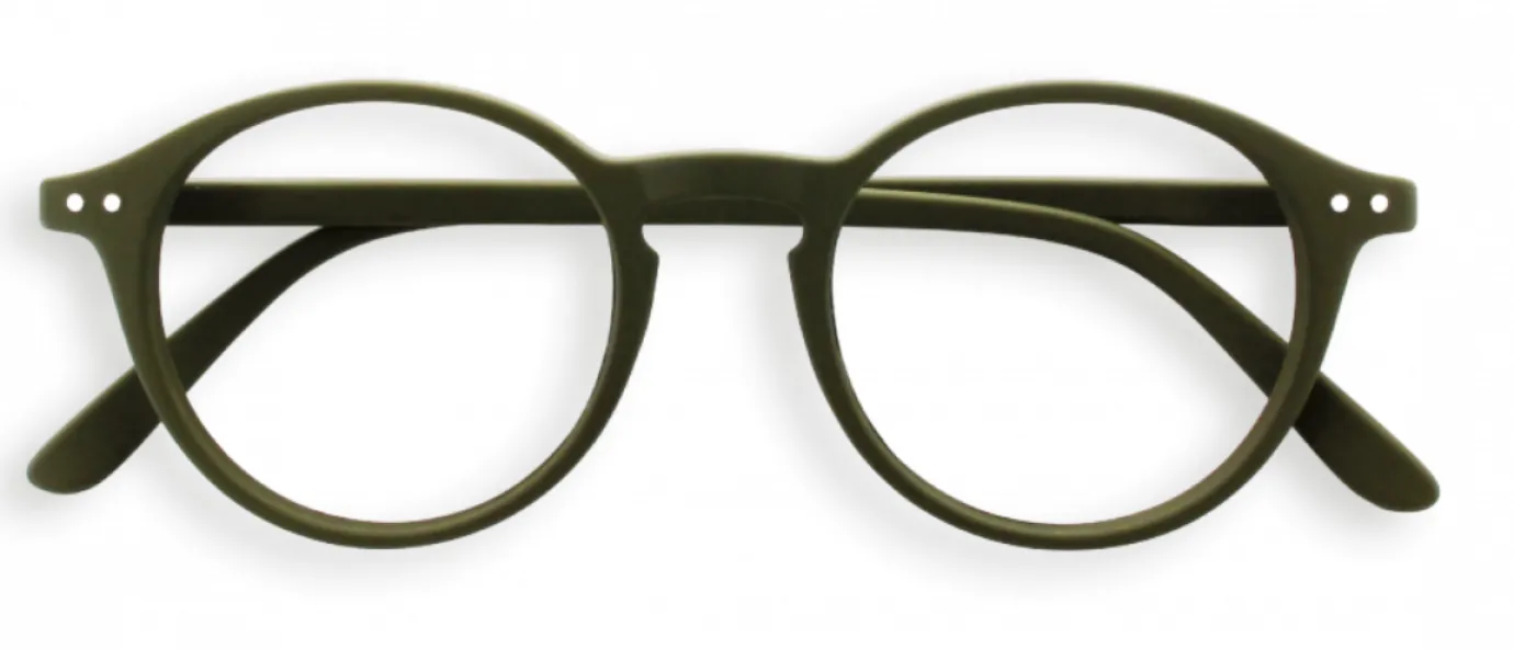 Izipizi D Moss Green Reading Glasses
