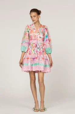 Jardin Magnifique Floral Short Dress