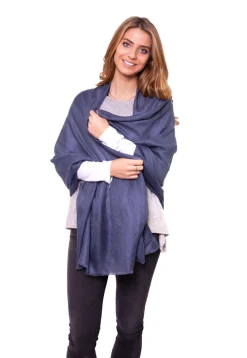 Jean Blue Full Cashmere Scarf