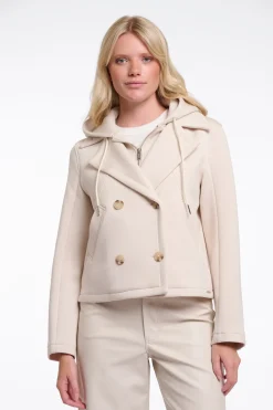 Jennifer Birch Biker with Detachable Hood