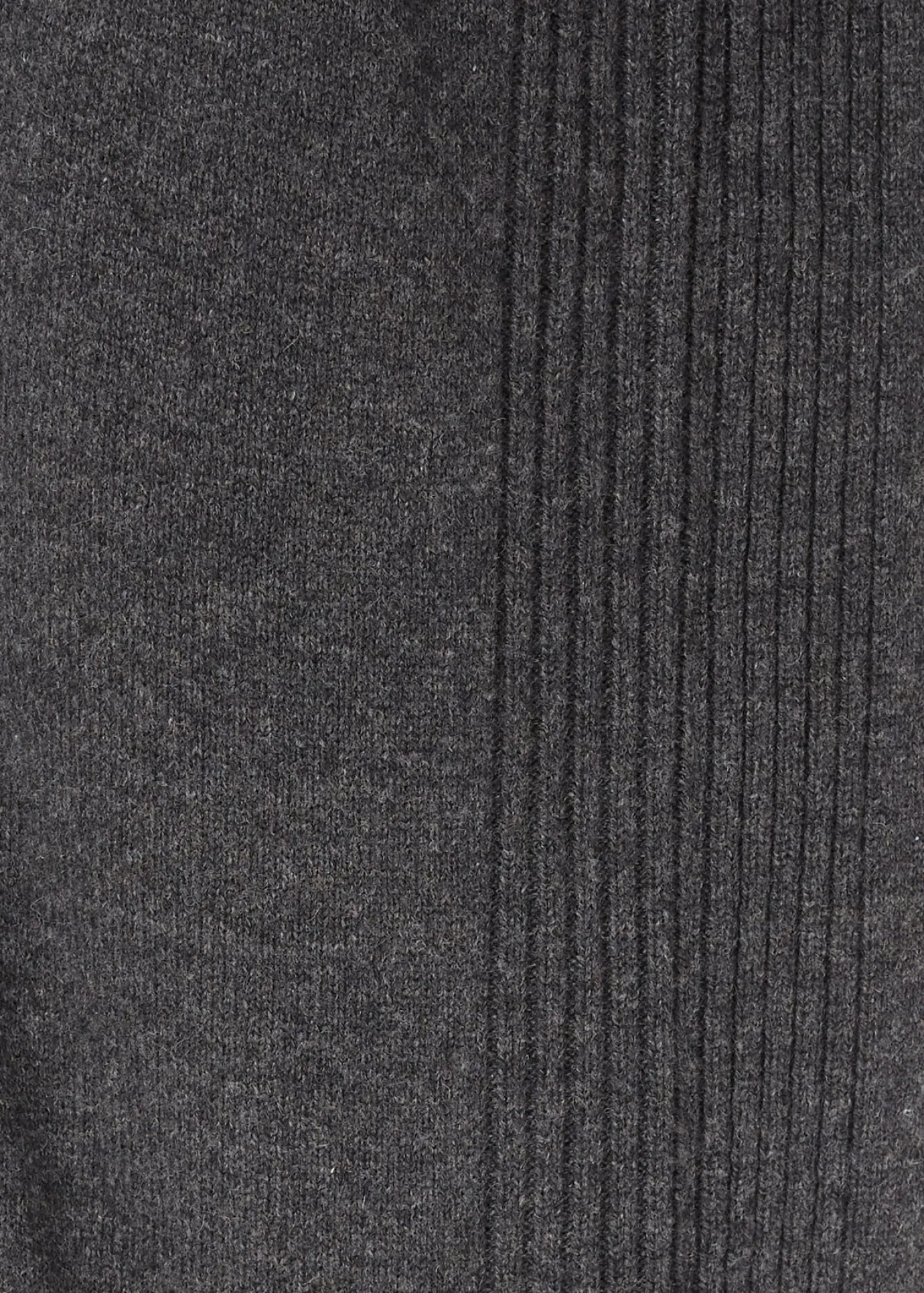 Jess Dark Grey Wool Long Cardigan