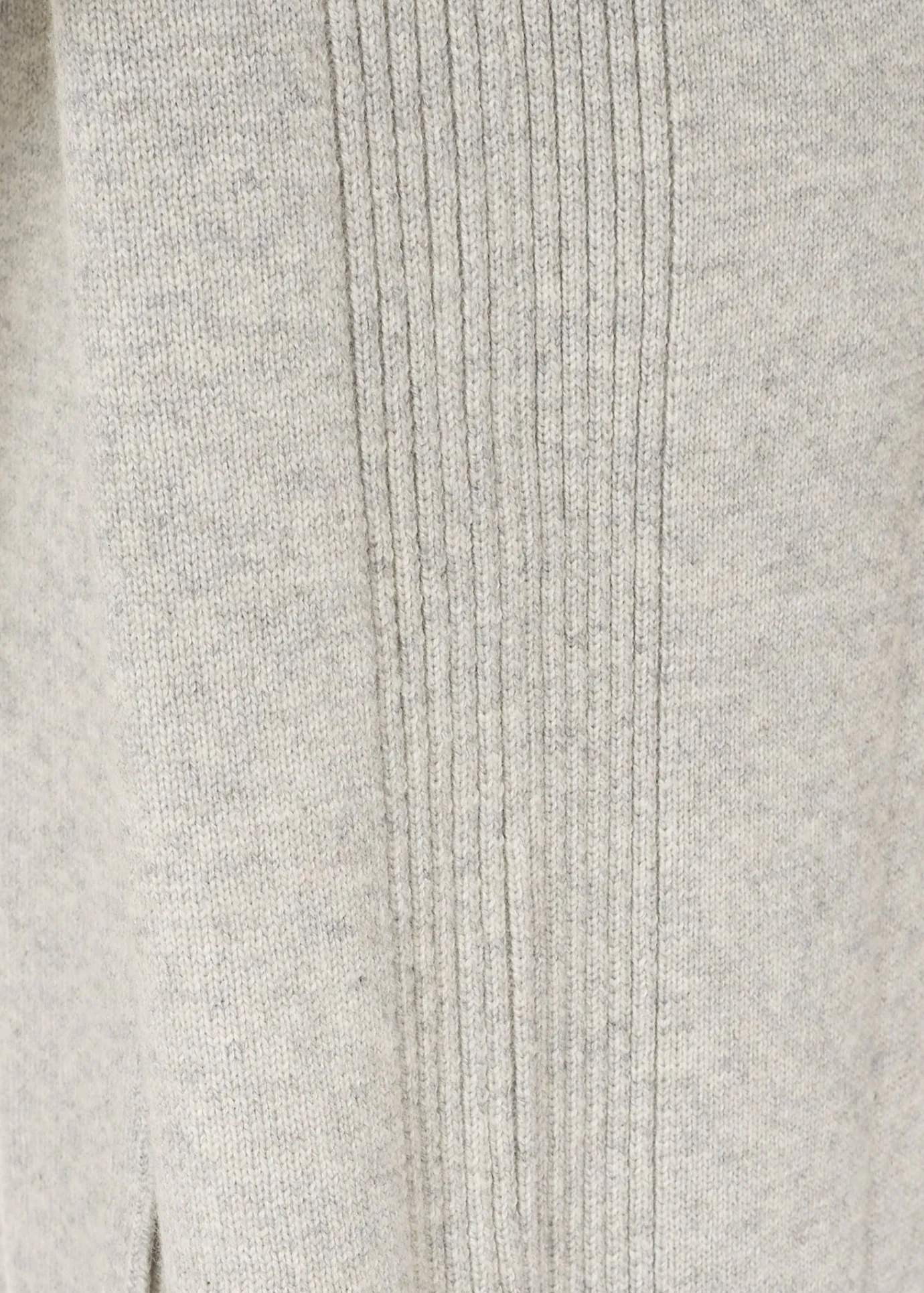 Jess Silver Grey Wool Long Cardigan