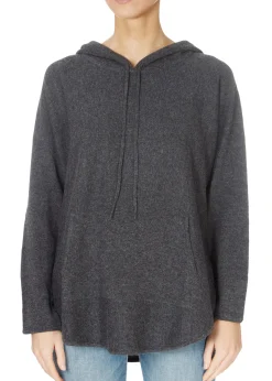 Jessimara Knitwear Harper Graphite Marl Pullover Hoodie
