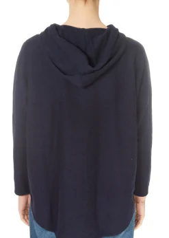 Jessimara Knitwear Harper Navy Pullover Hoodie