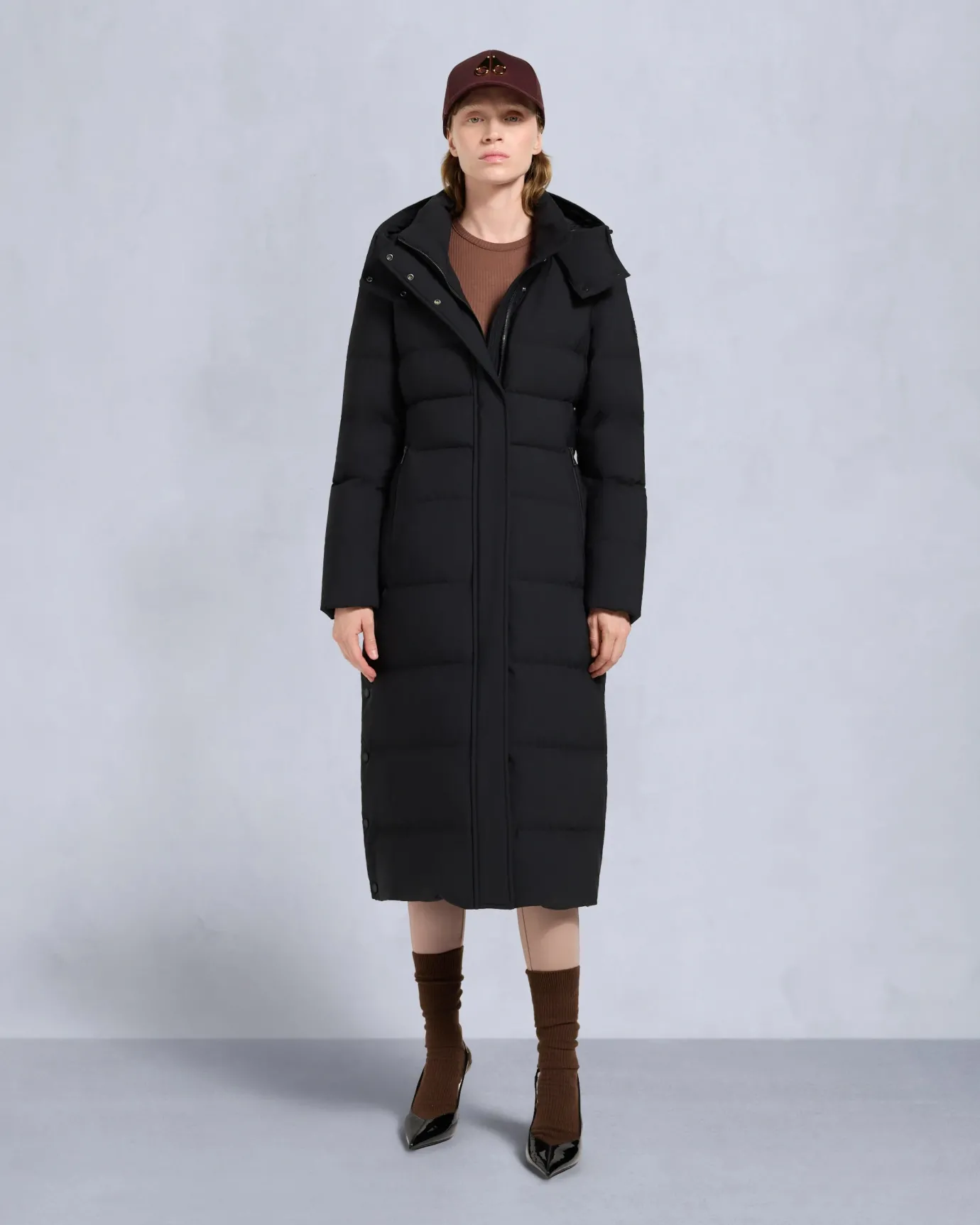 Jocada Black Puffer Coat