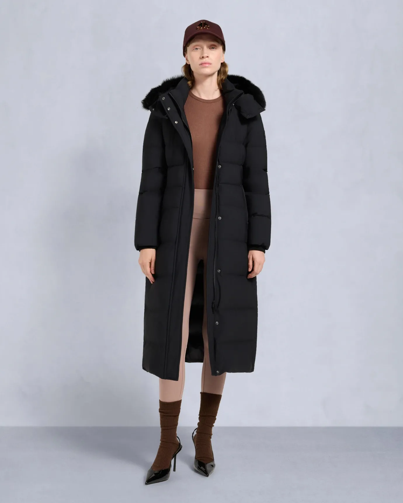 Jocada Black Puffer Coat