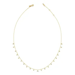 14K Gold Diamonds Necklace