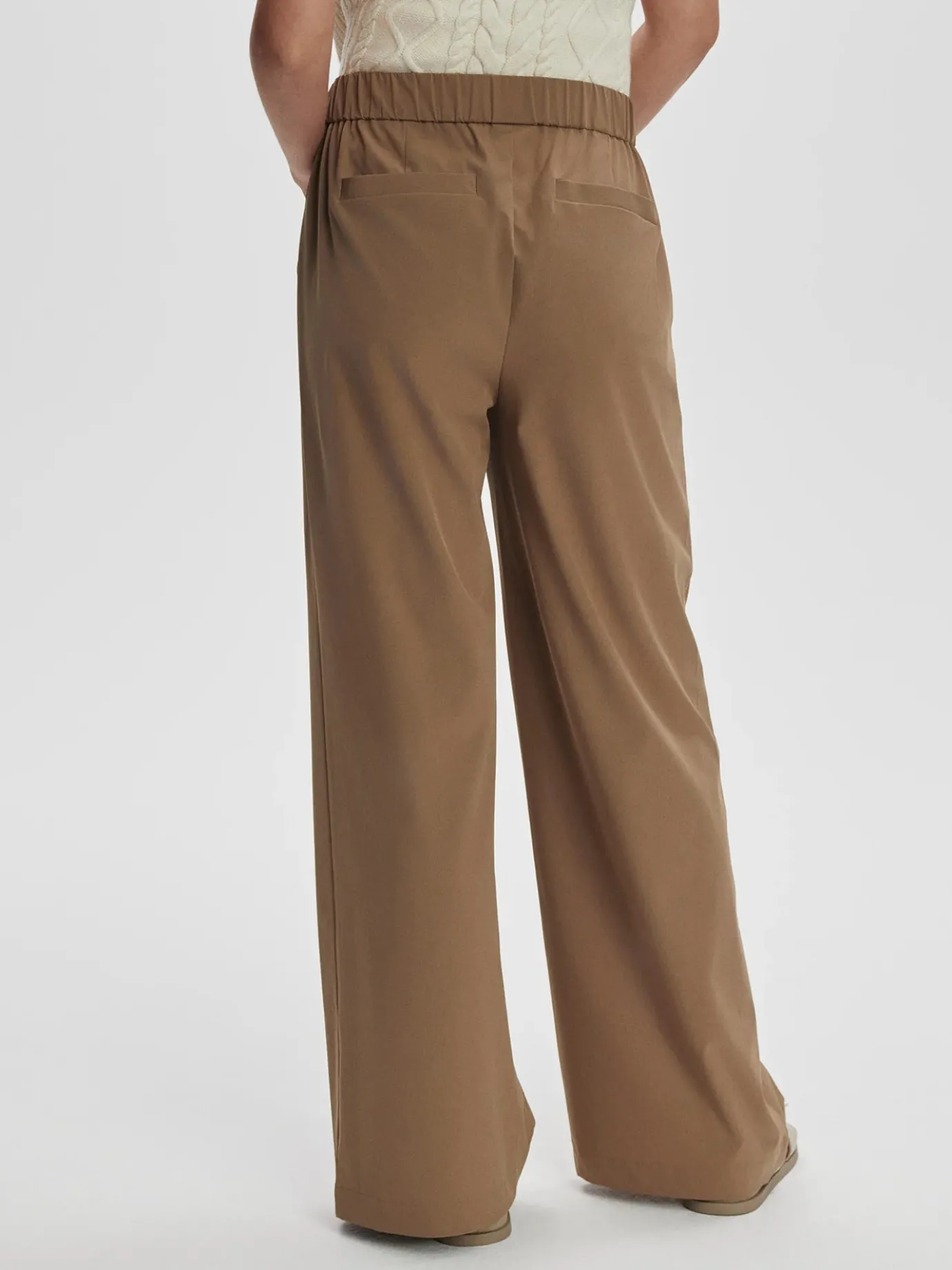 Kayson Taupe Stone Wide Leg Pant 29.5"