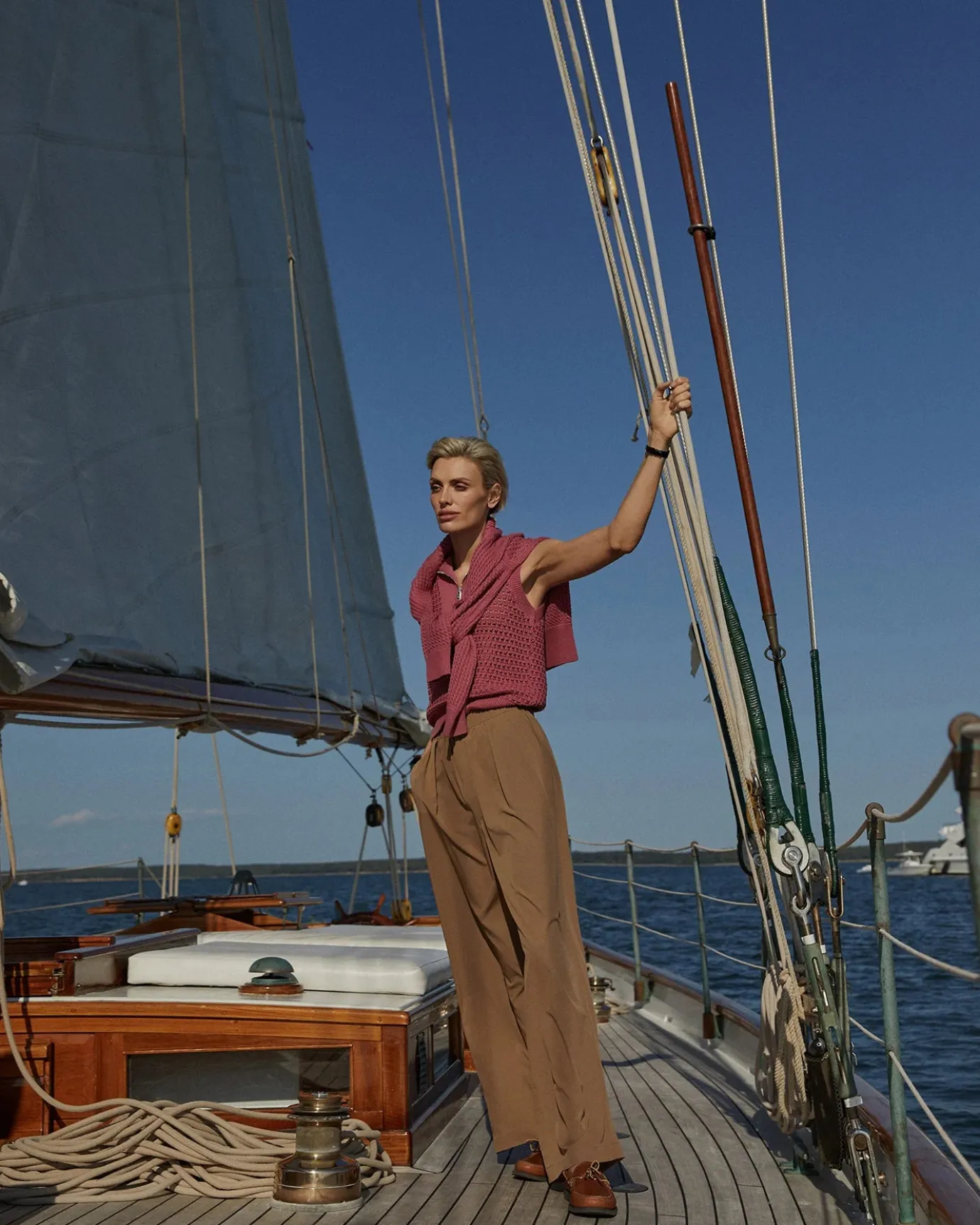 Kayson Taupe Stone Wide Leg Pant 29.5"