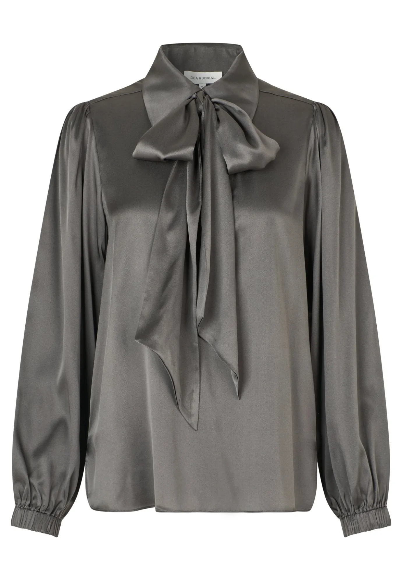 Kikki Anchor Grey Blouse with Bow