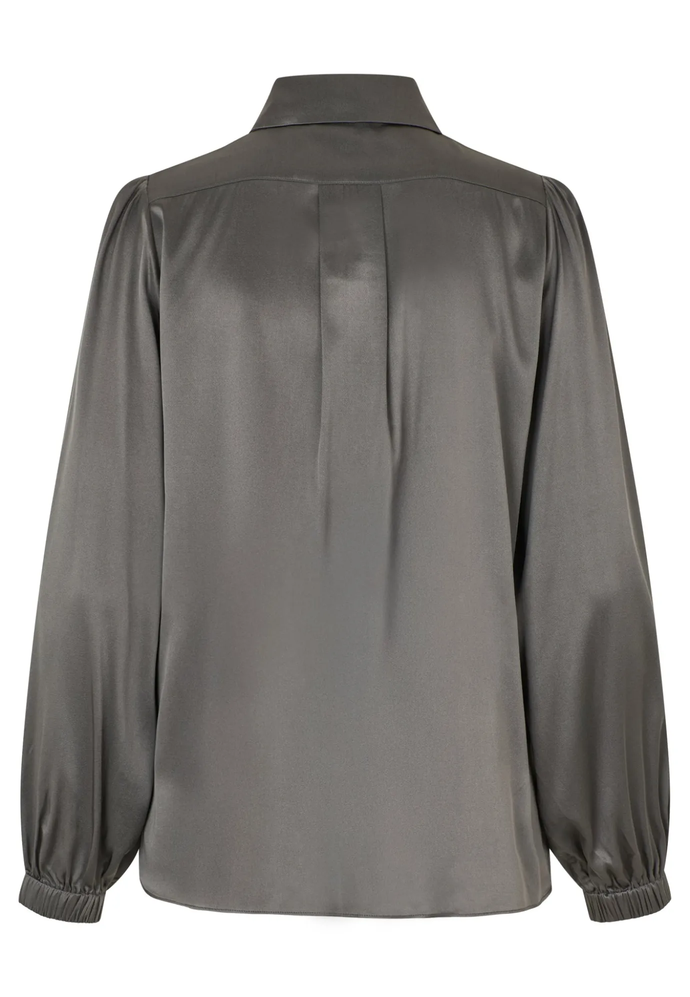 Kikki Anchor Grey Blouse with Bow