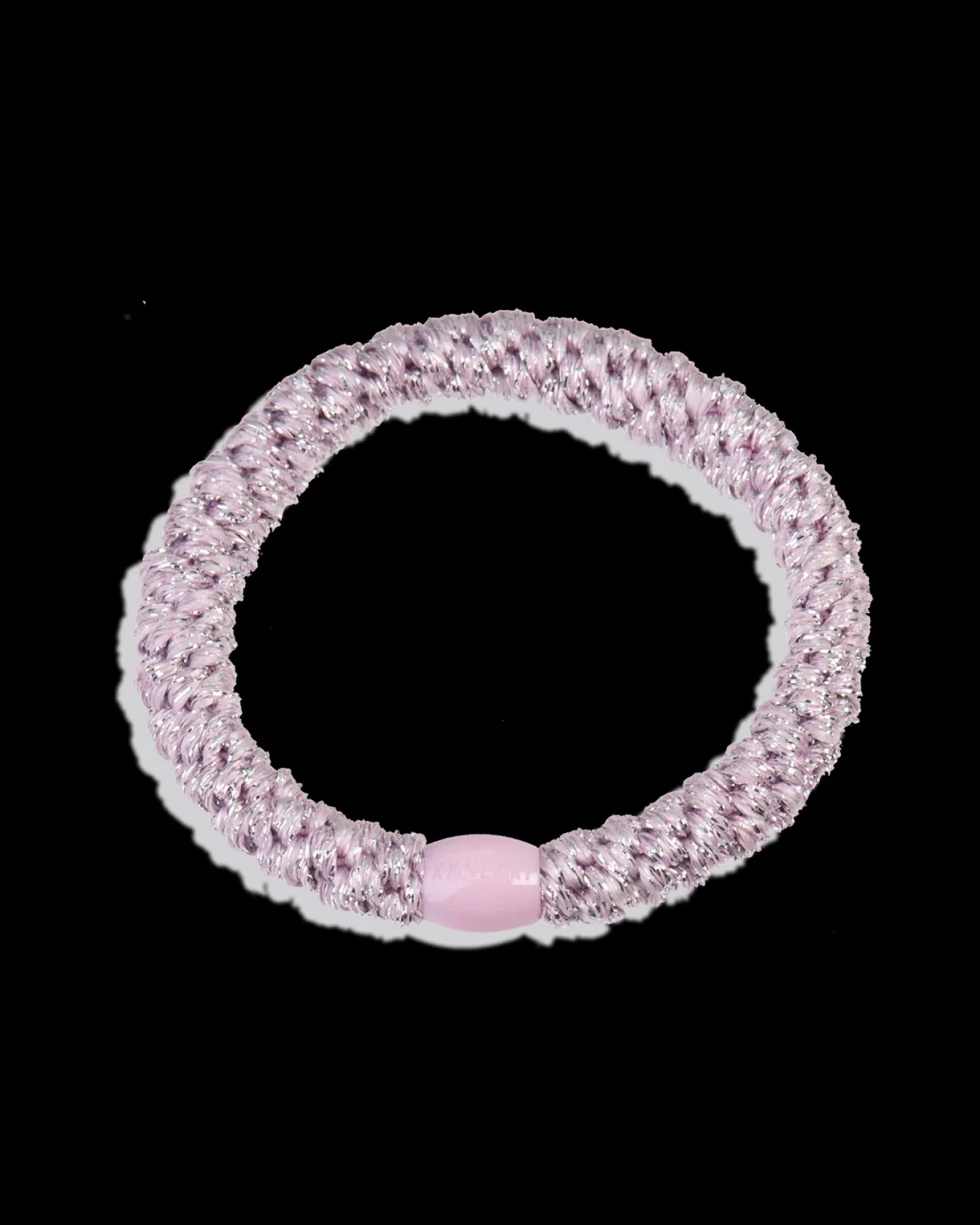 KKNEKKI Hair Tie Light Pink Glitter