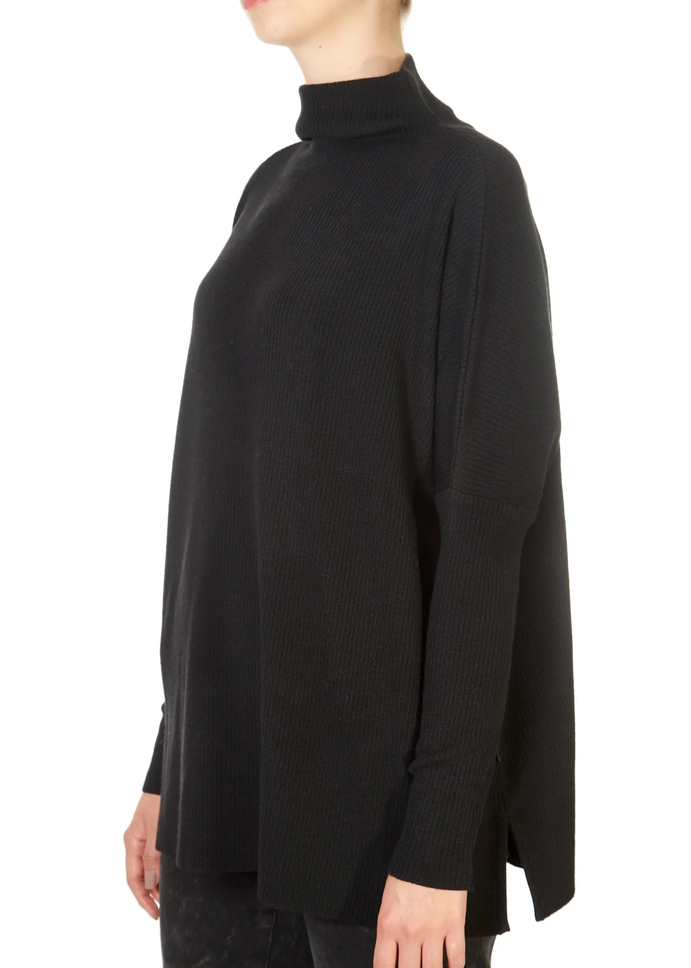 'Krisy' Black Merino Sweater