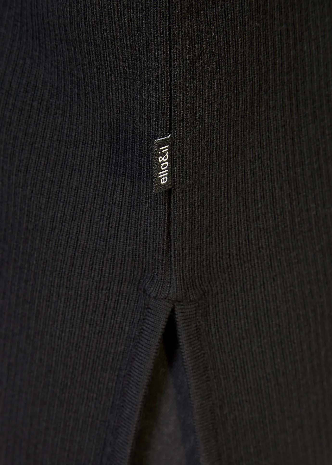 'Krisy' Black Merino Sweater