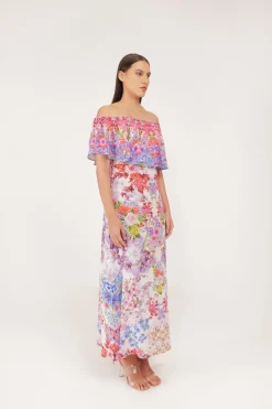 Ladybelle Lilac Frill Detail Dress