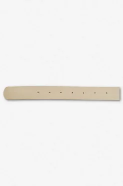 Latter Beige Leather Belt