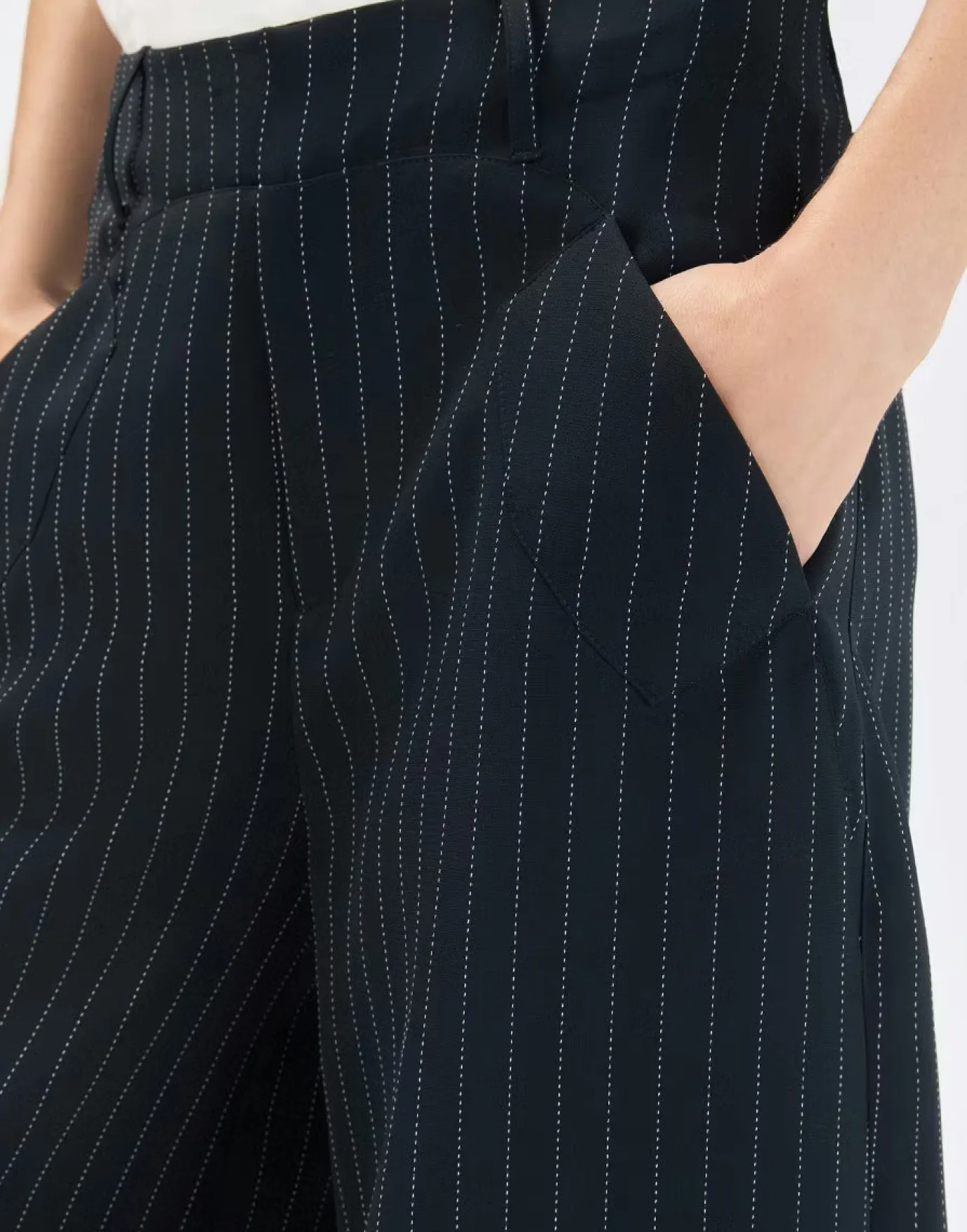 Limbo Pinstripe Lantern Trousers