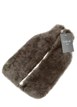 Luxury Grey Sheepskin Hot Water Bottle