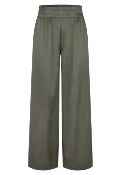 Margo Khaki Hunter Silk Trousers
