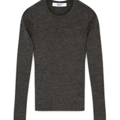 Mariana Expresso Melange Daily Elements Ribbed Sweater