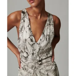 Mino Snake Print Dress