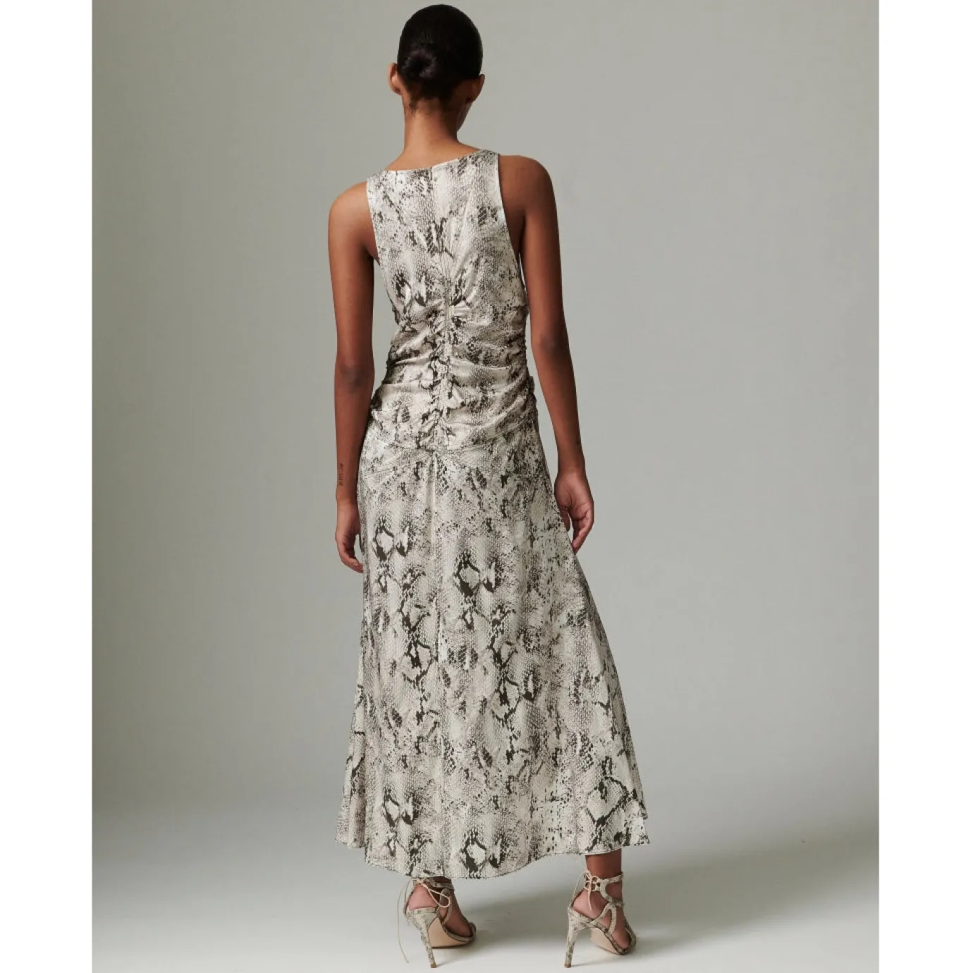 Mino Snake Print Dress