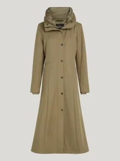 Molly Waterproof Pleated Clay Raincoat