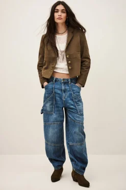 Morfeo Olive Suede Jacket