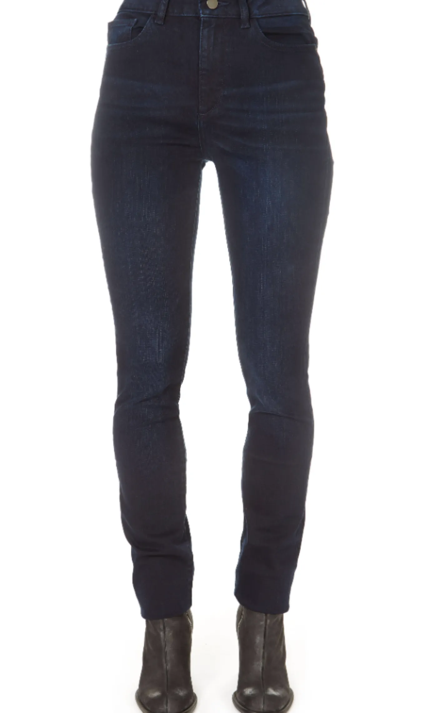 'Nina Pierre' Dark Blue High Waisted Jeans