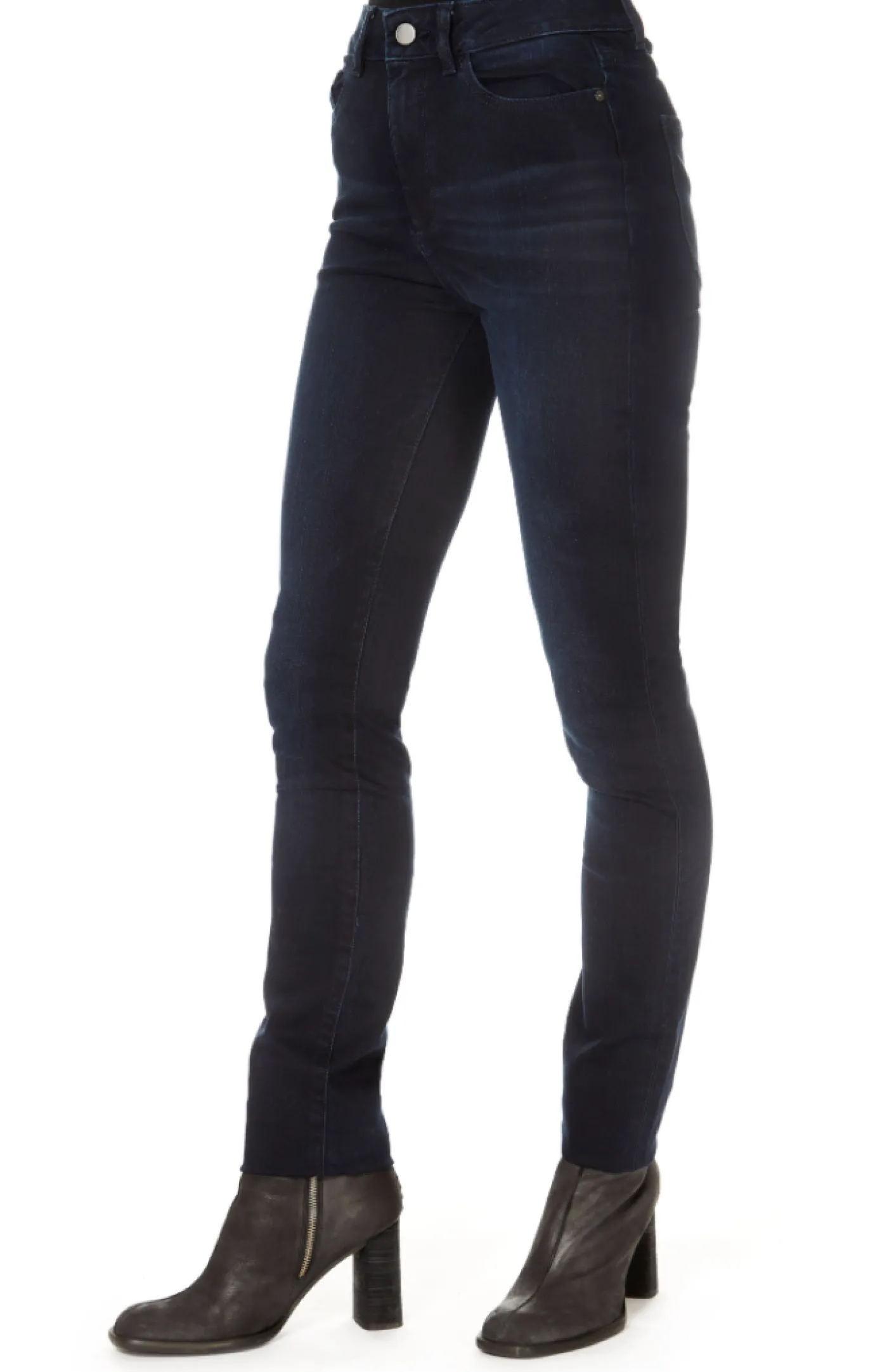 'Nina Pierre' Dark Blue High Waisted Jeans
