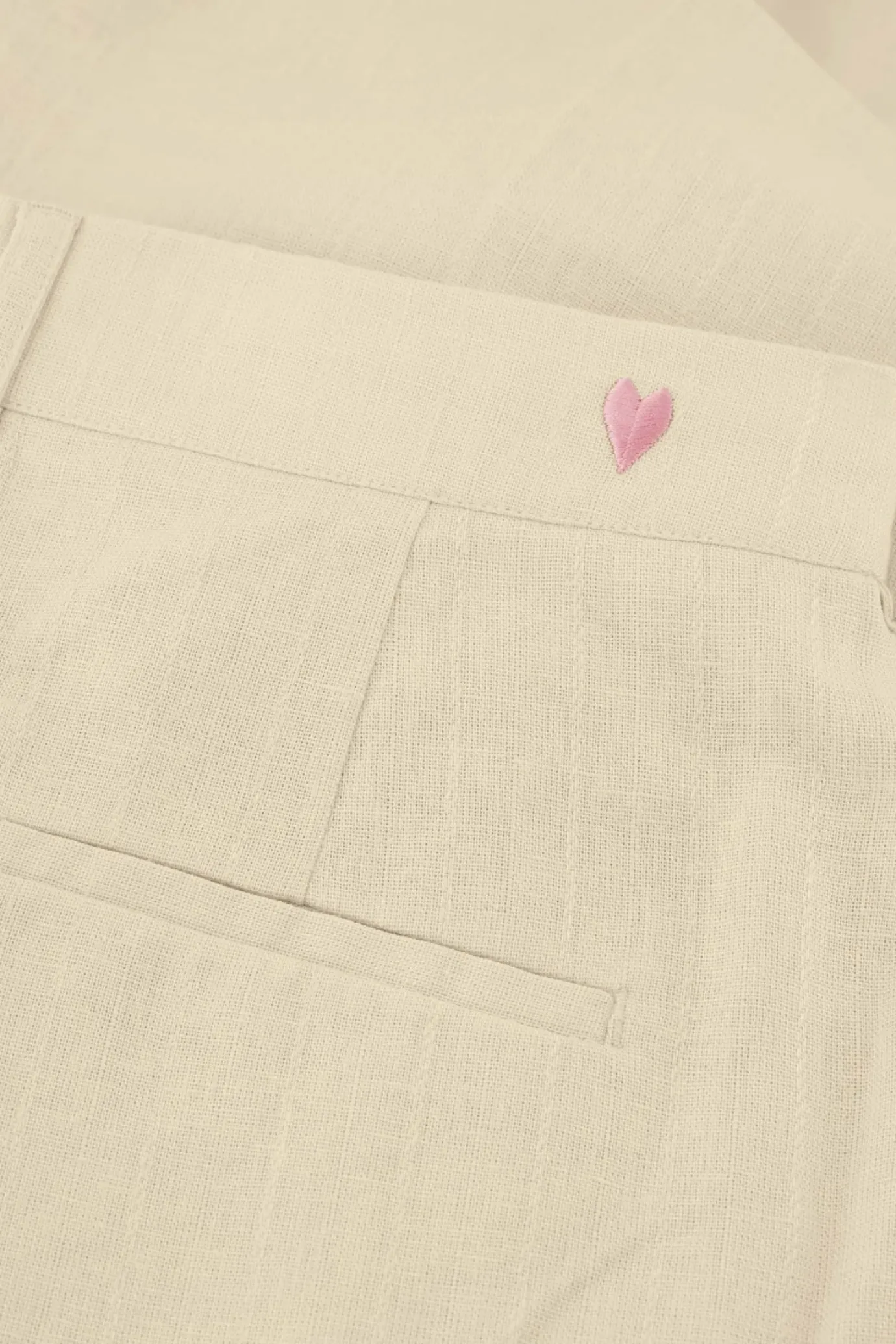 Nura Latte Pleated Trousers