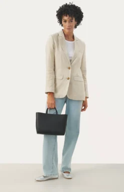Nyan Beige Linen Blazer