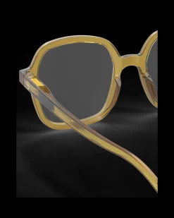 Office Golden Green Reading Glasses