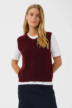 Pimira Tawny Port Knited Waistcoat