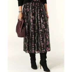 Pippa Sequin Midi Skirt