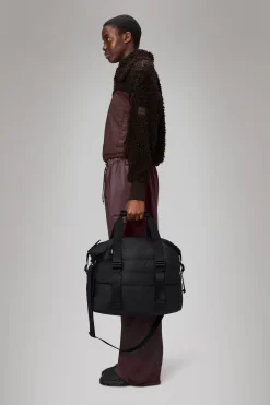 Puffer Mix Small Black Weekend Bag