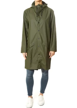 Rains Green 'Long Jacket'