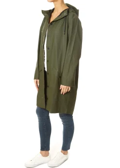 Rains Green 'Long Jacket'