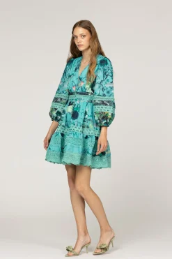 Rapa Floral Bavarian Short Dress
