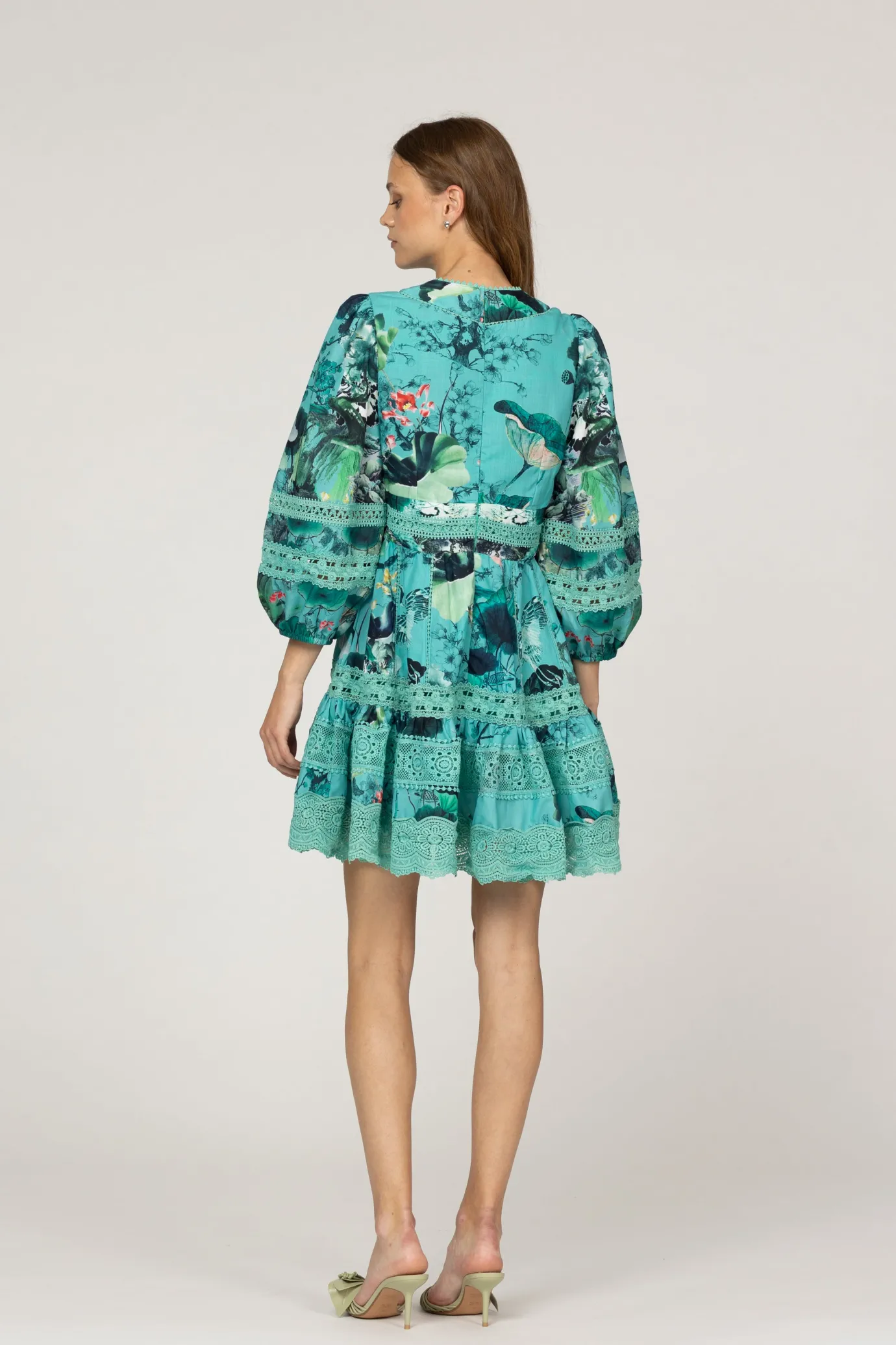 Rapa Floral Bavarian Short Dress