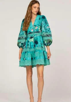 Rapa Floral Bavarian Short Dress