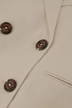 Reggy Latte Double Breasted Blazer