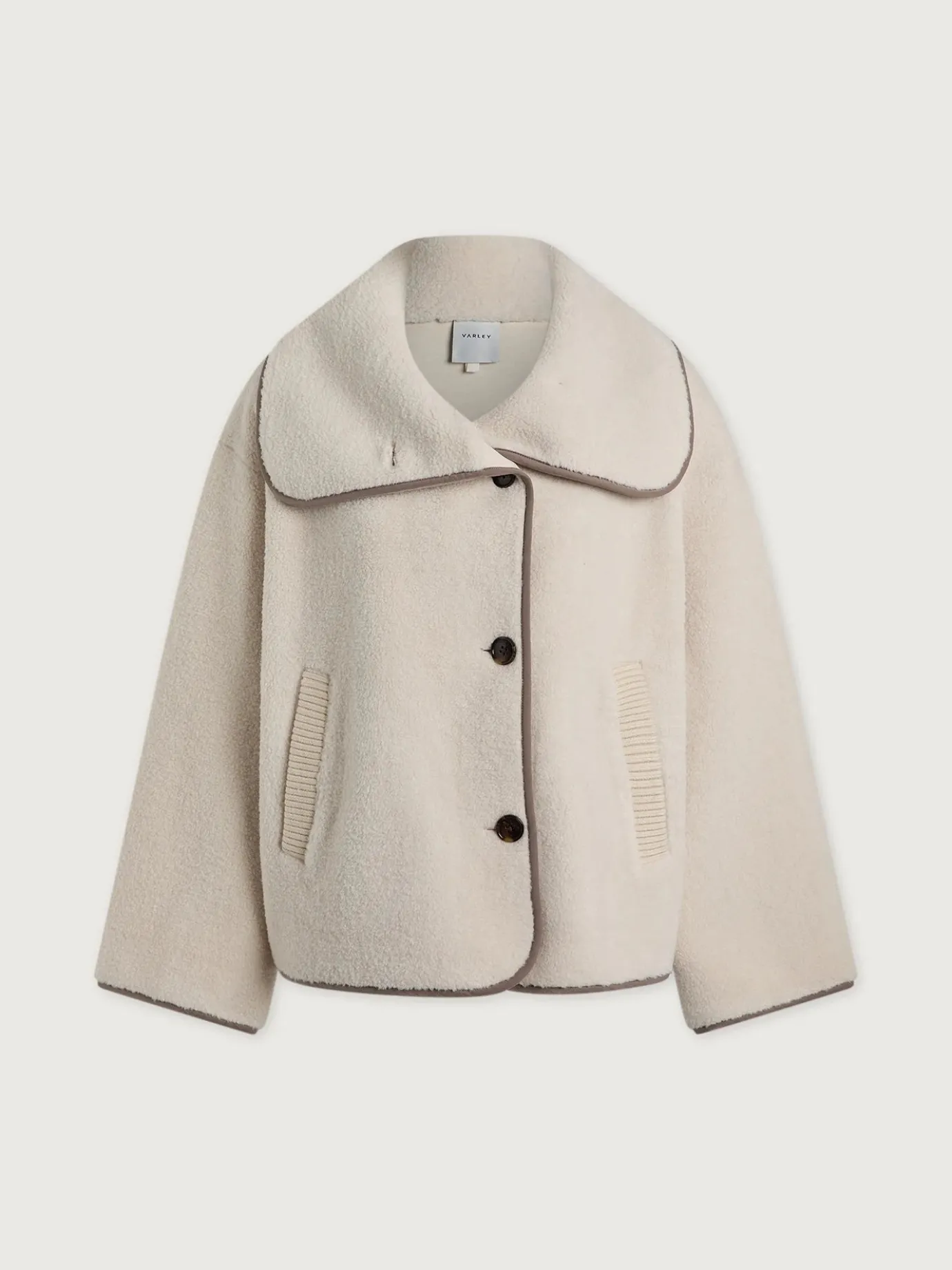 Romane Boxy Sandshell Sherpa Jacket