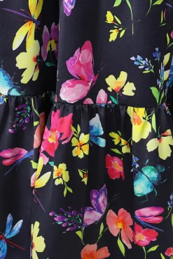 Romy Navy Love Bug Maxi Dress