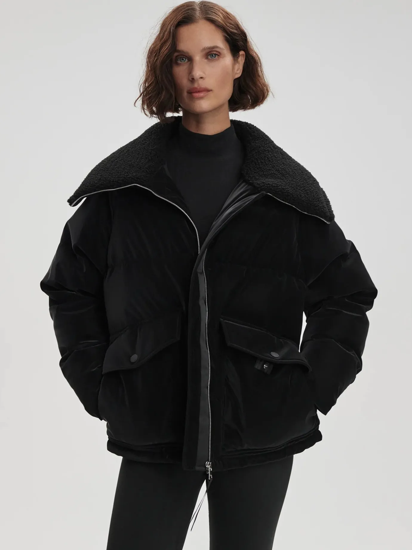 Roseville Black Down Jacket
