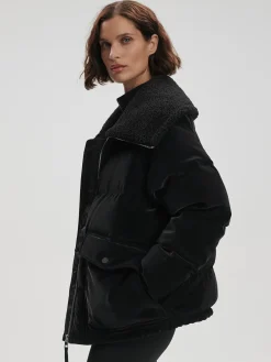 Roseville Black Down Jacket