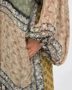 Sacra Patch Print Kimono