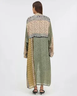 Sacra Patch Print Kimono