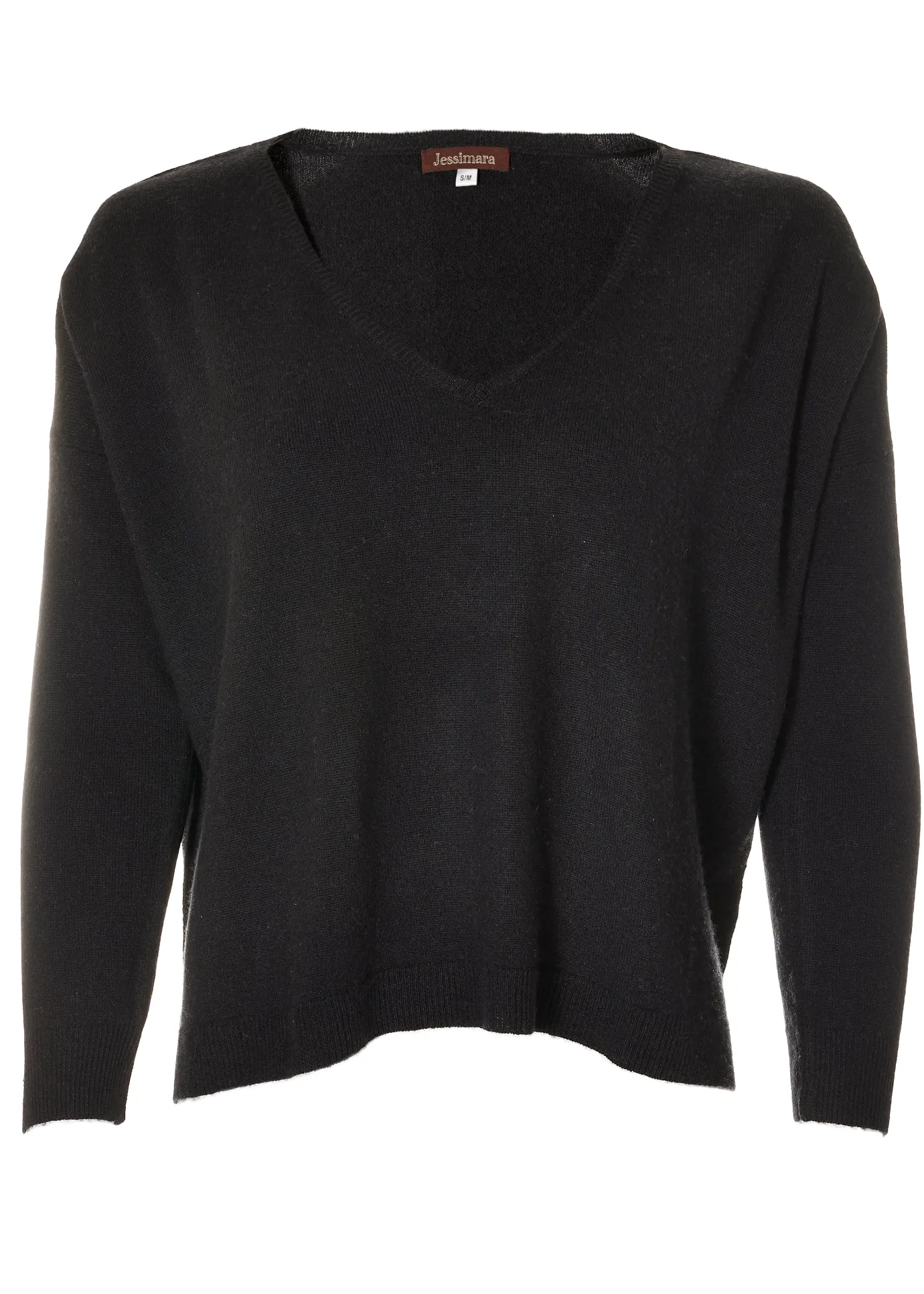Short Blank Cashmere V Neck Sweater