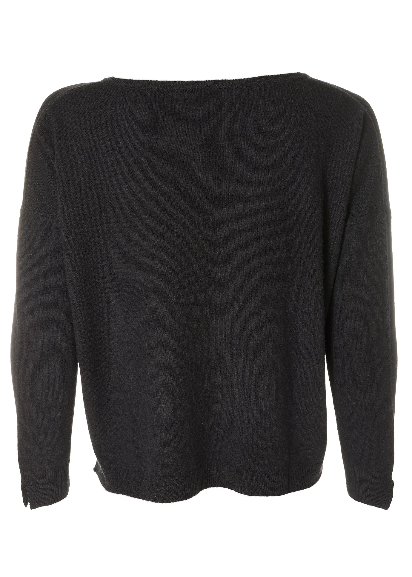 Short Blank Cashmere V Neck Sweater